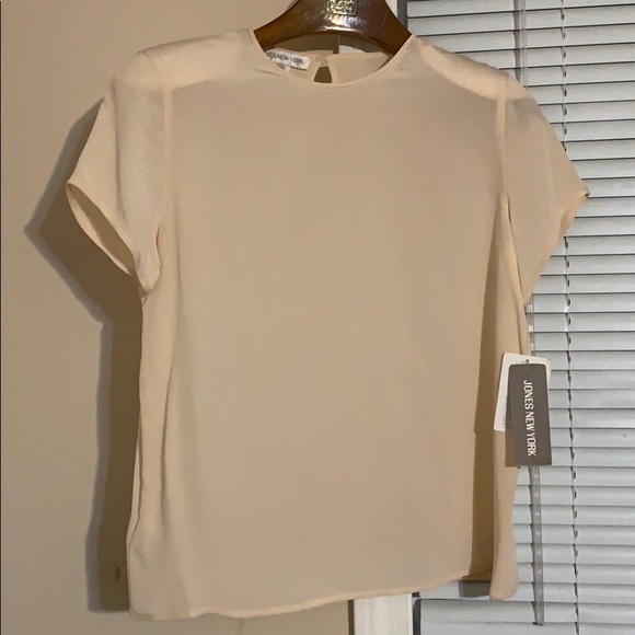 Jones of New York 100% silk blouse size 12 NWT - Picture 1 of 5